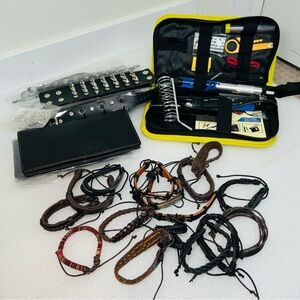Leather Burner Kit Bracelets and Wallets